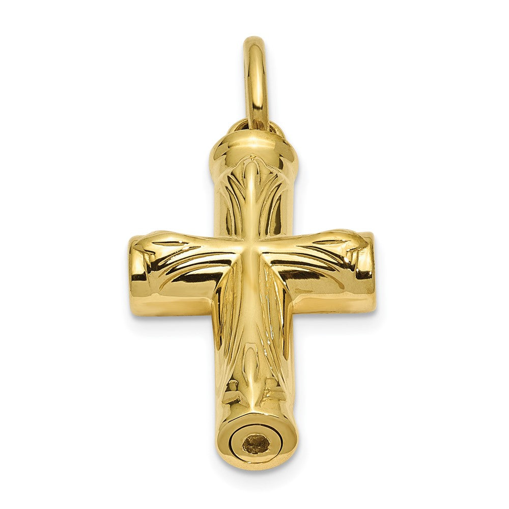 Sentimental Expressions 10K Cross Ash Holder Pendant