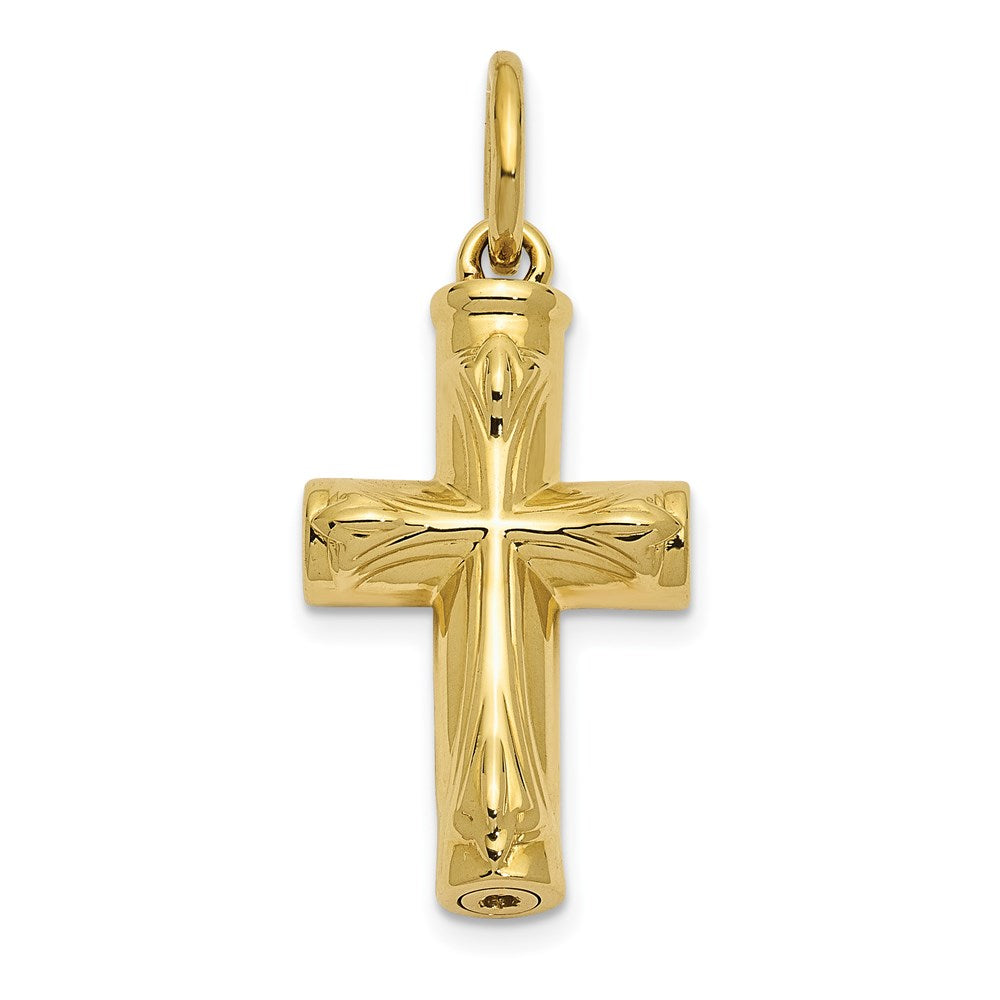 Sentimental Expressions 10K Cross Ash Holder Pendant