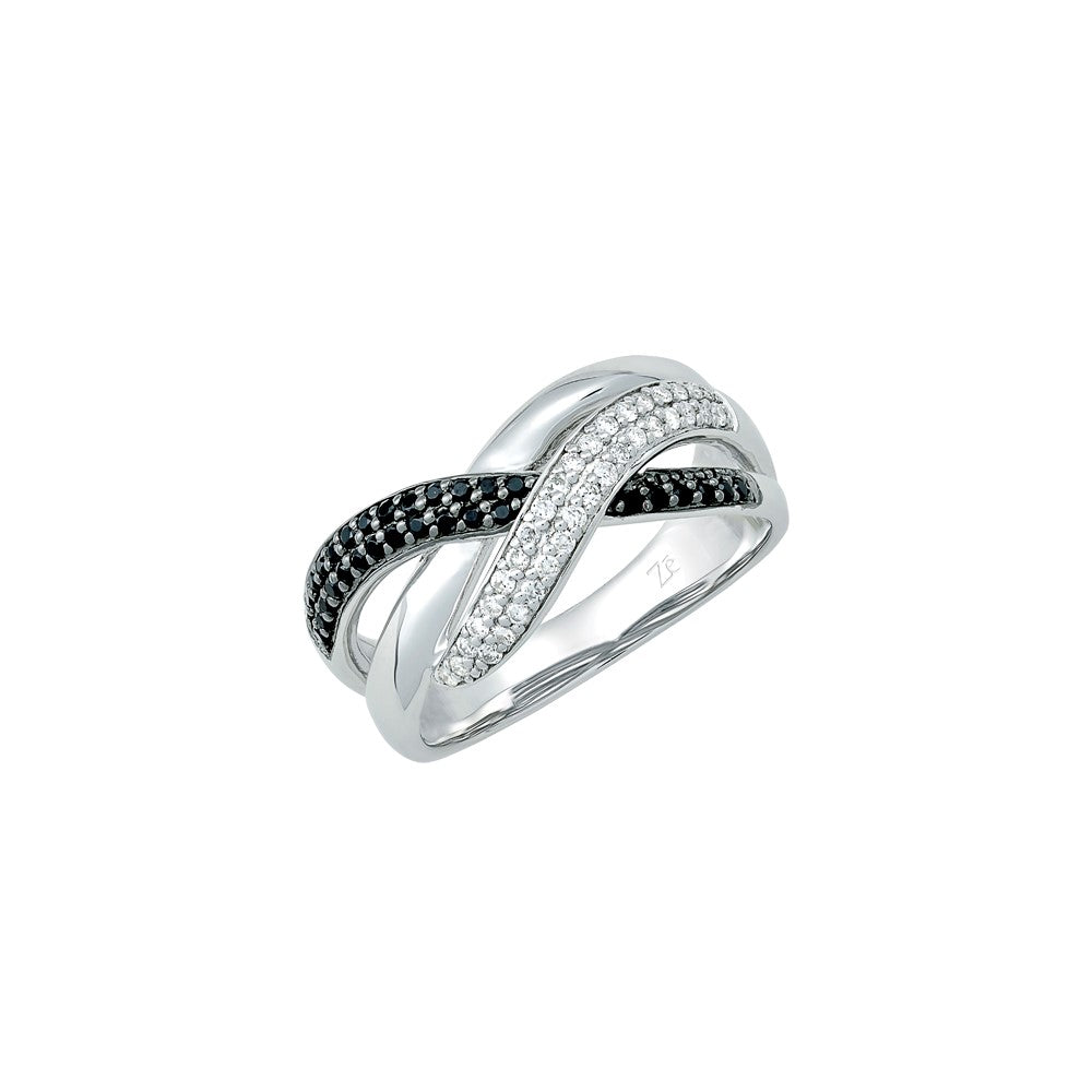 SS Ladies Diamond Wedding Band