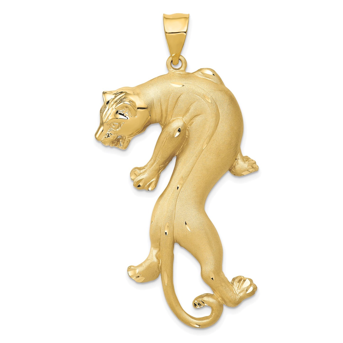 14k Panther Pendant