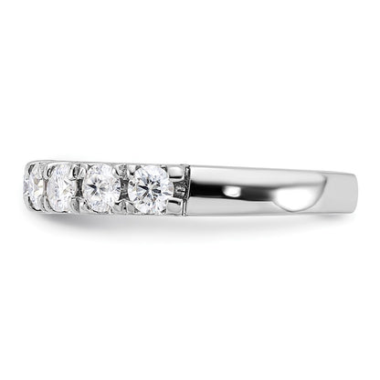 14kw Gold 1/2ct. 9 Stone G H I True Light Moissanite Band