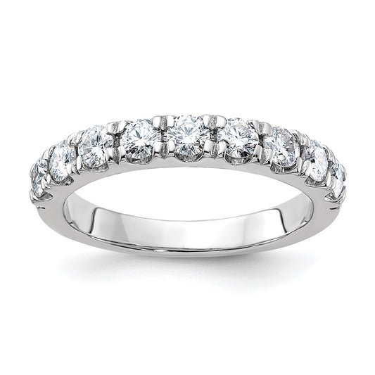 14kw 1/2ct. 9 Stone G H I True Light Moissanite Band