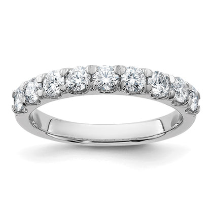 14kw 1ct. 9 Stone G H I True Light Moissanite Band