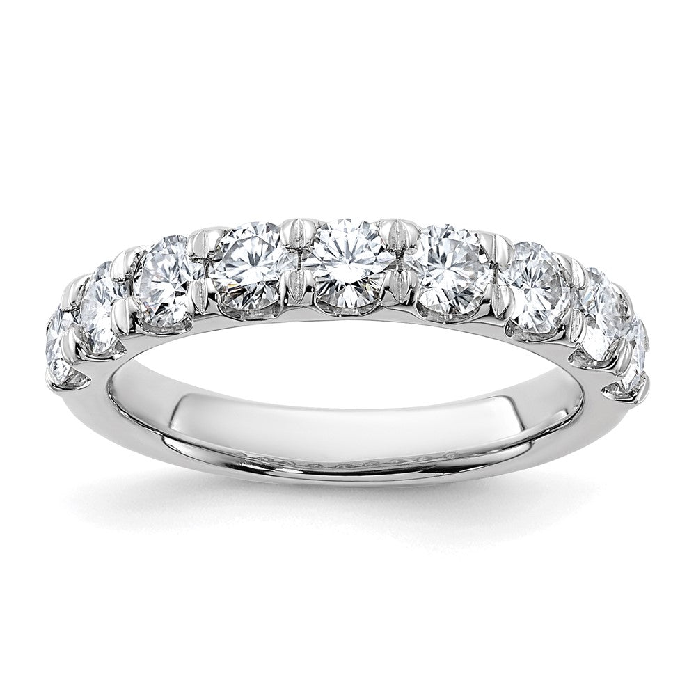 14kw 1.50ct. 9 Stone G H I True Light Moissanite Band