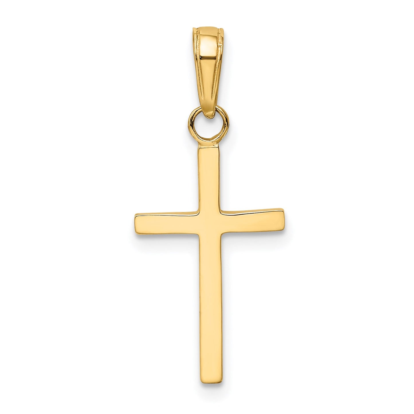 14k Polished Cross Pendant