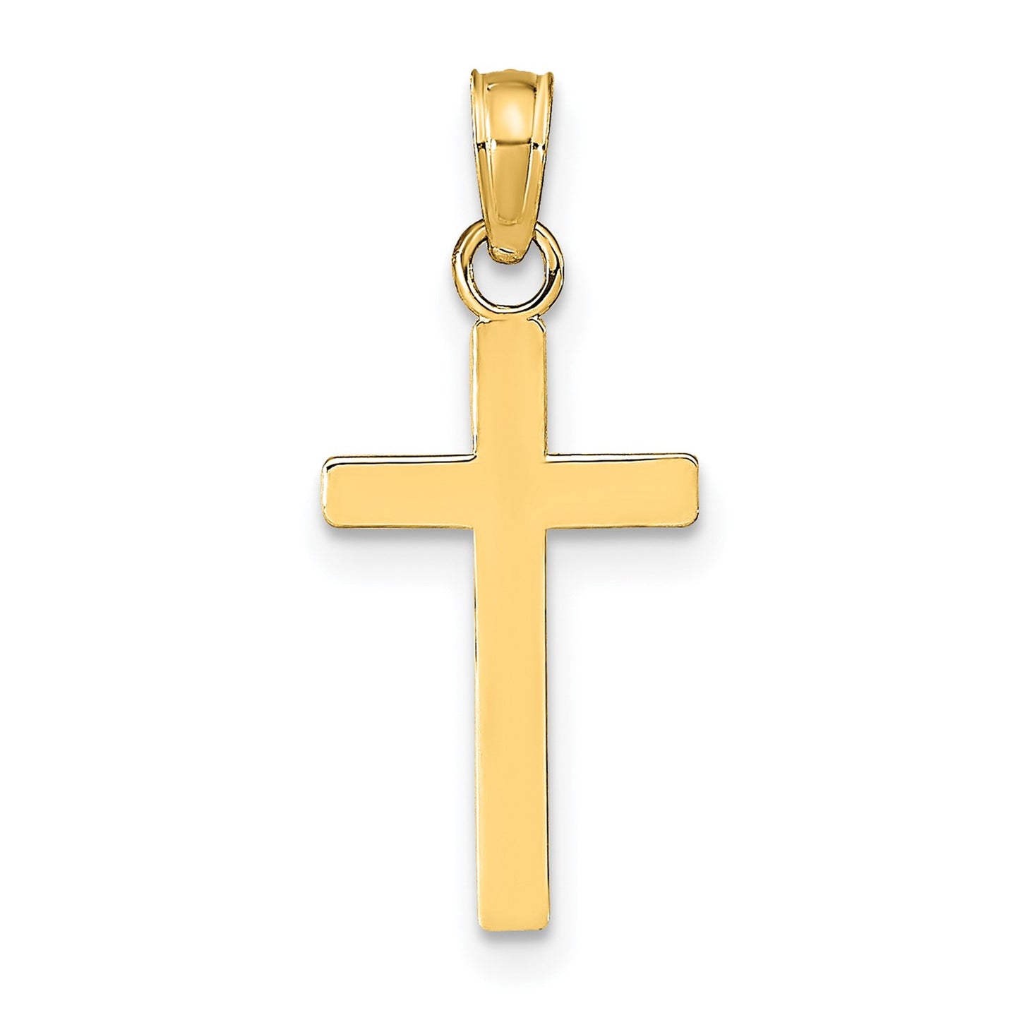 14k Polished Cross Pendant