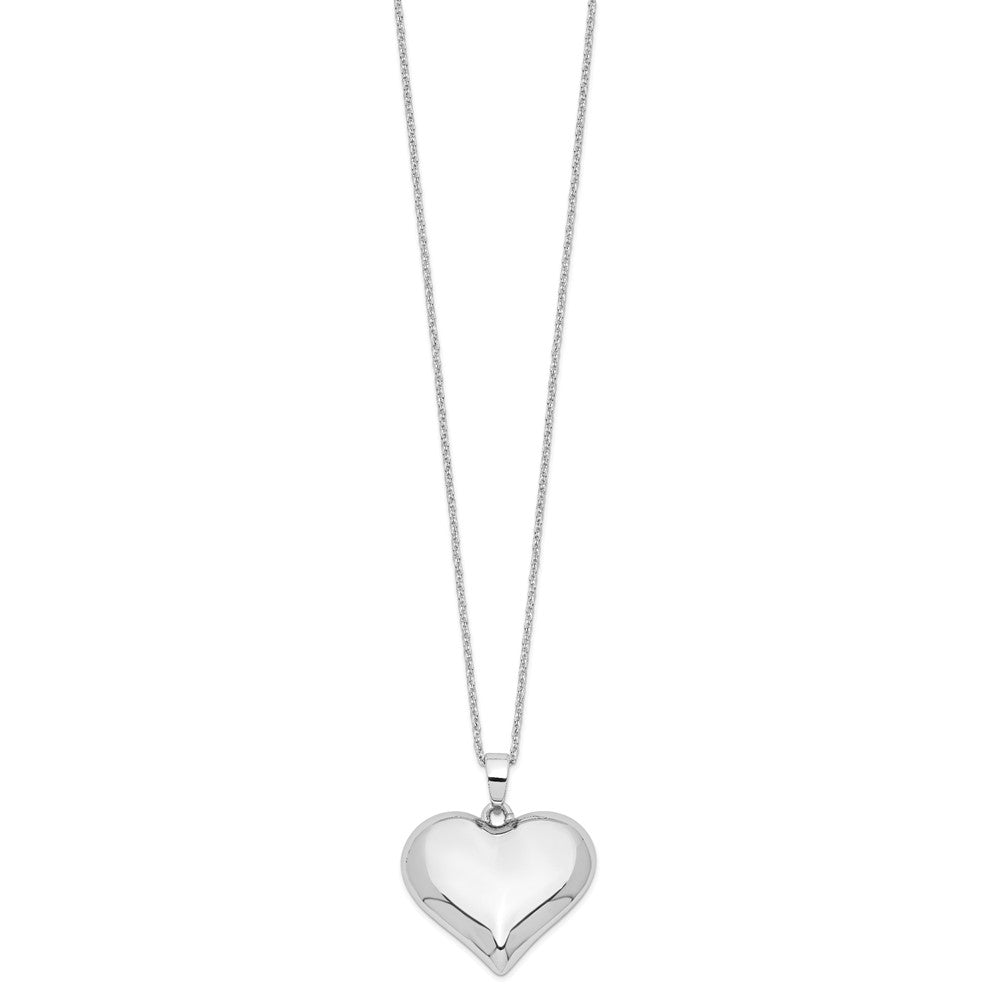 Sentimental Expressions Sterling Silver  Without You Hear Ash Holder 18 Inch Necklace