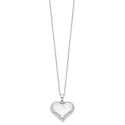 Sentimental Expressions Sterling Silver  Without You Hear Ash Holder 18 Inch Necklace