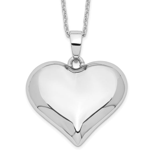 Sentimental Expressions Sterling Silver  Without You Hear Ash Holder 18 Inch Necklace