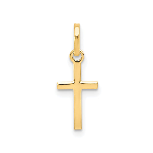 14k Small Cross Charm