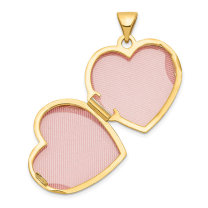 14k Double Heart Locket